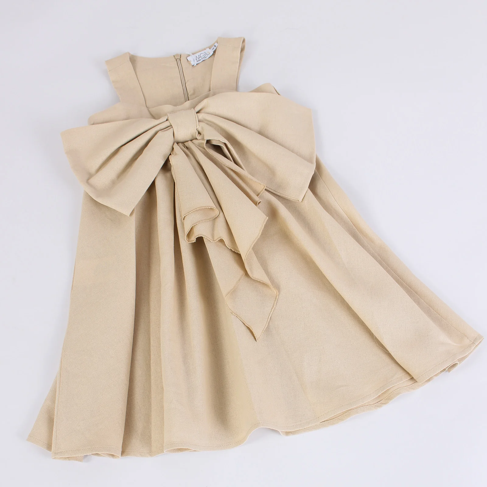 Abito Lino Fiocco Davanti Fantasia - immagine 7