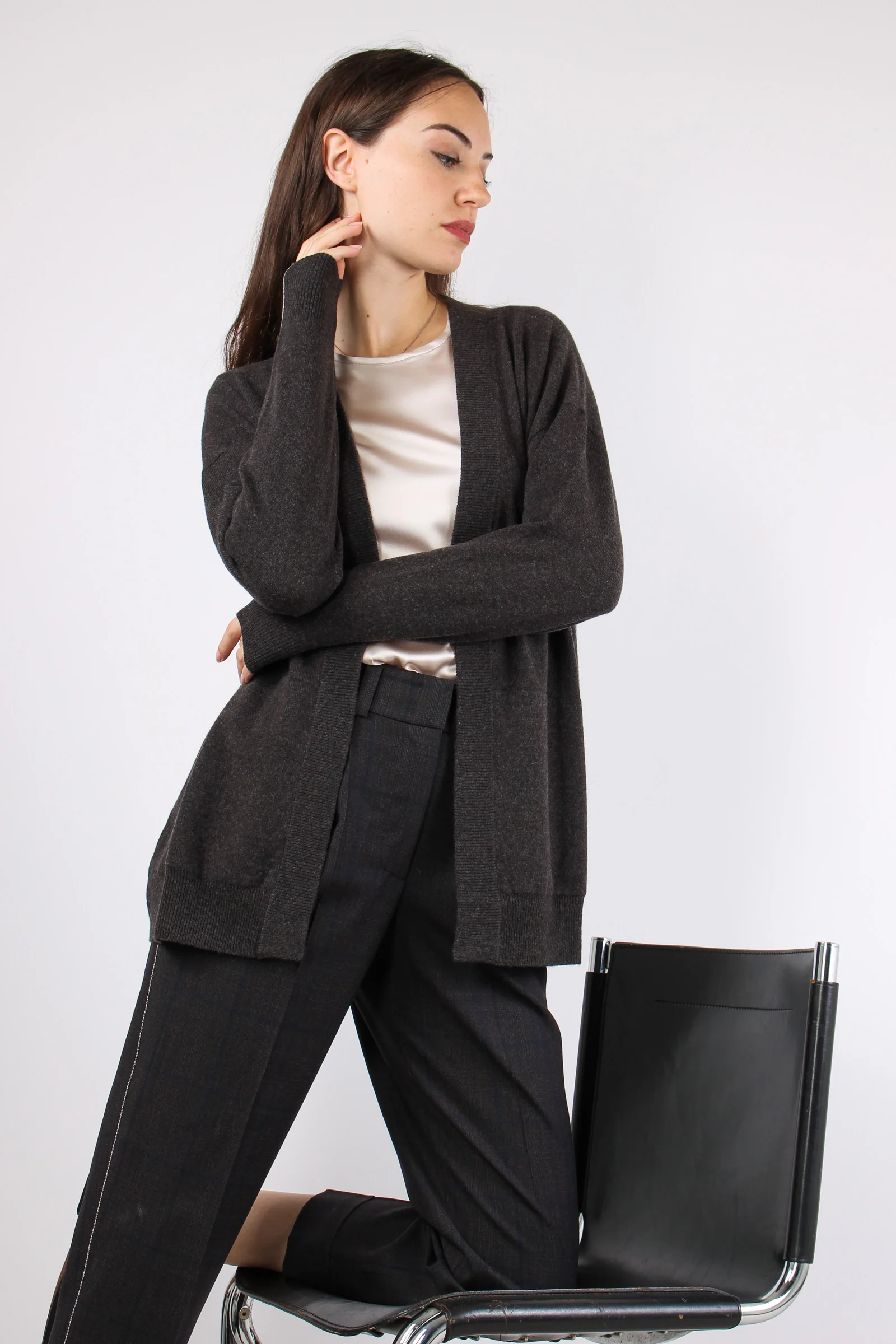 Cardigan Aperto Cintura Moro - immagine 2