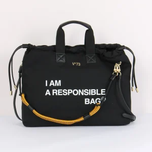 Responsible Sacca Canvas Nero