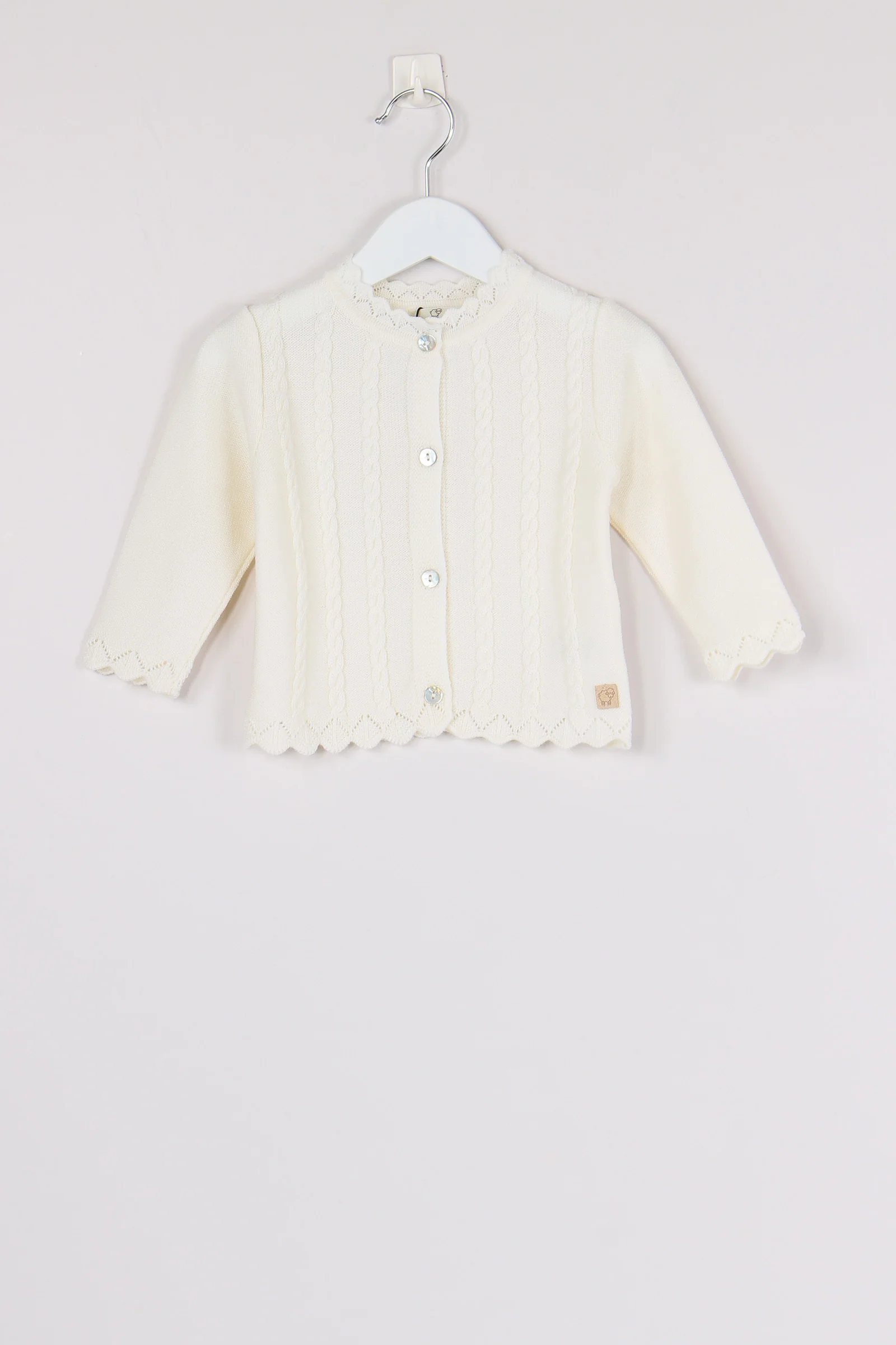 Cardigna Profilo Pizzo Latte - immagine 2