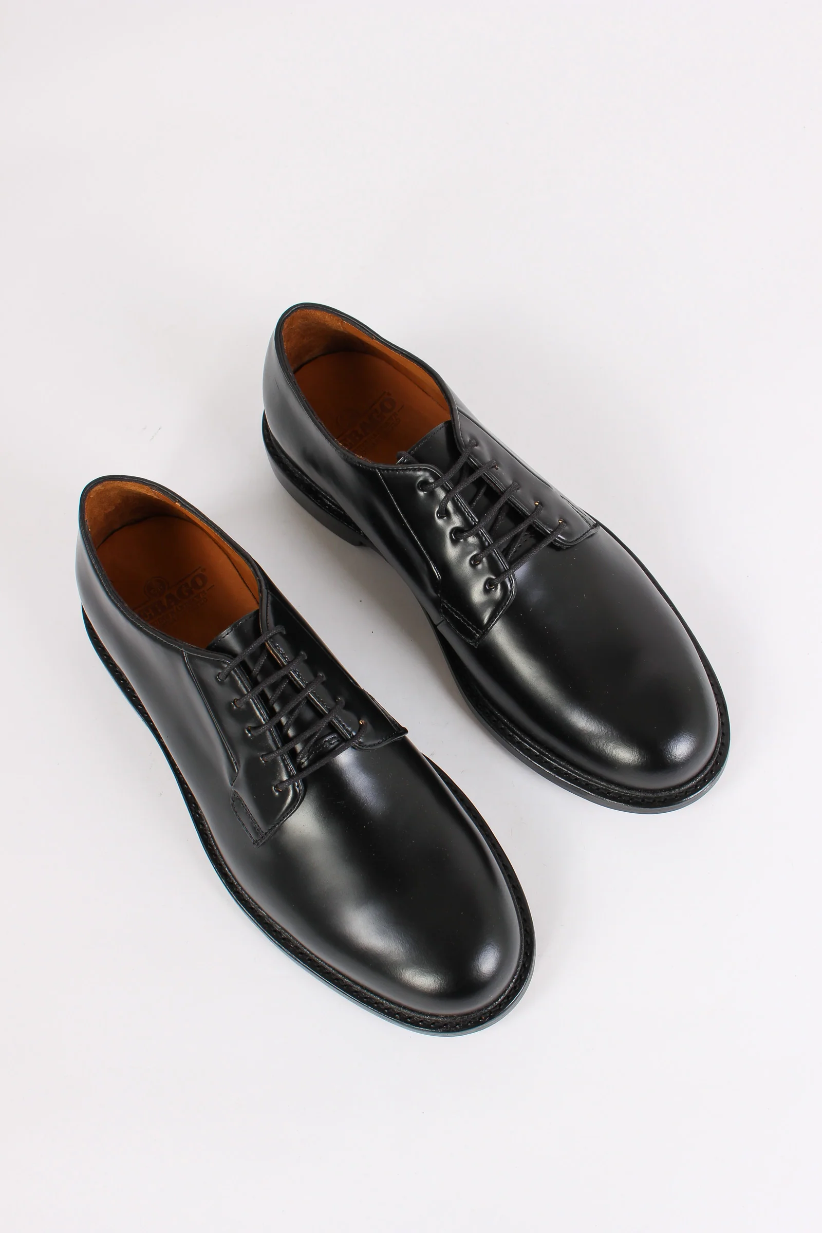 Scarpa Allacciata Pelle Black - immagine 3