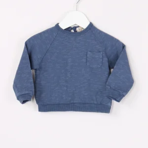 Felpa Girocollo Blue Stone