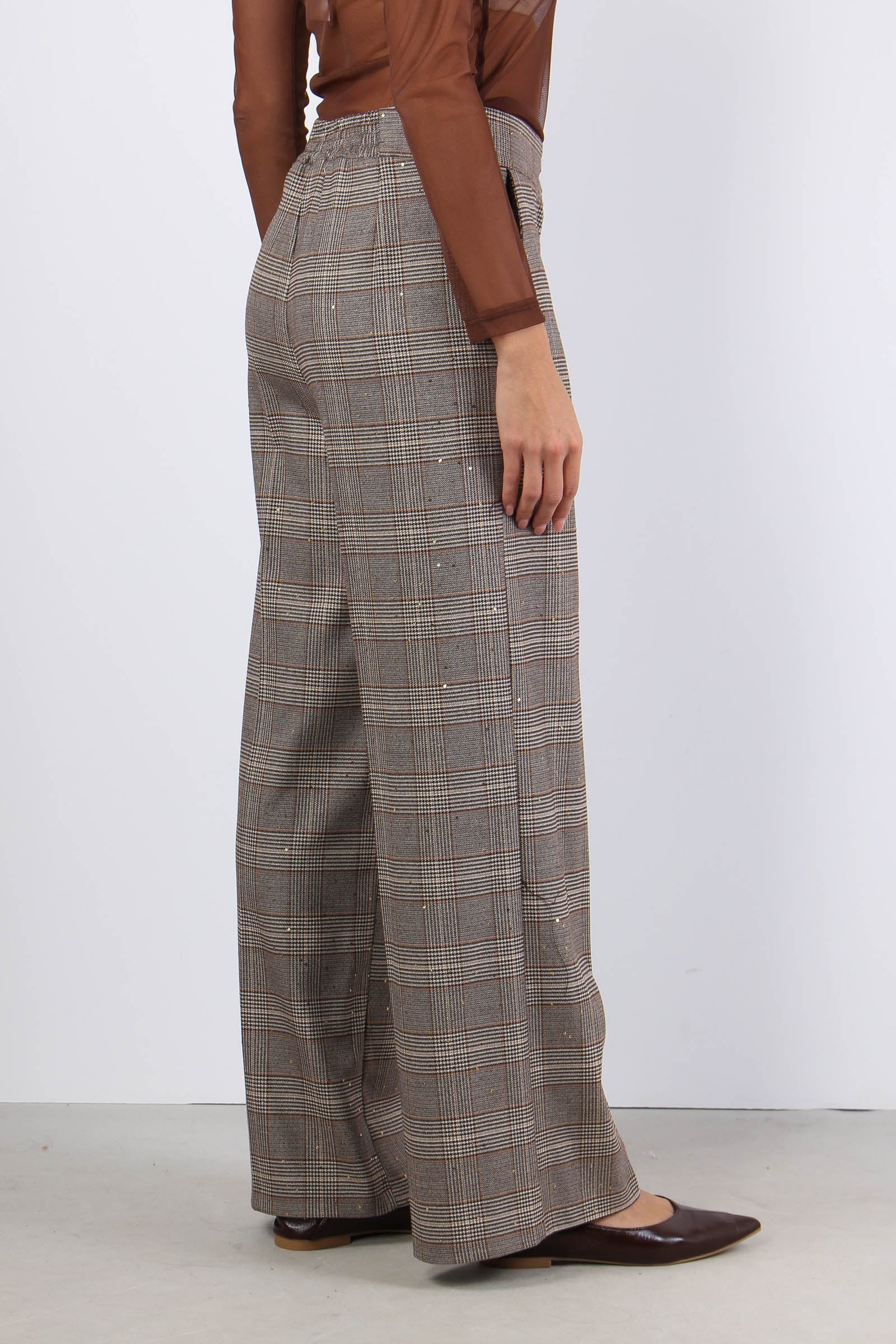 Pantalone Palazzo Galles Paill Nocciola/moro - immagine 6