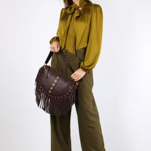 Camicia Fiocco Viscosa Olio