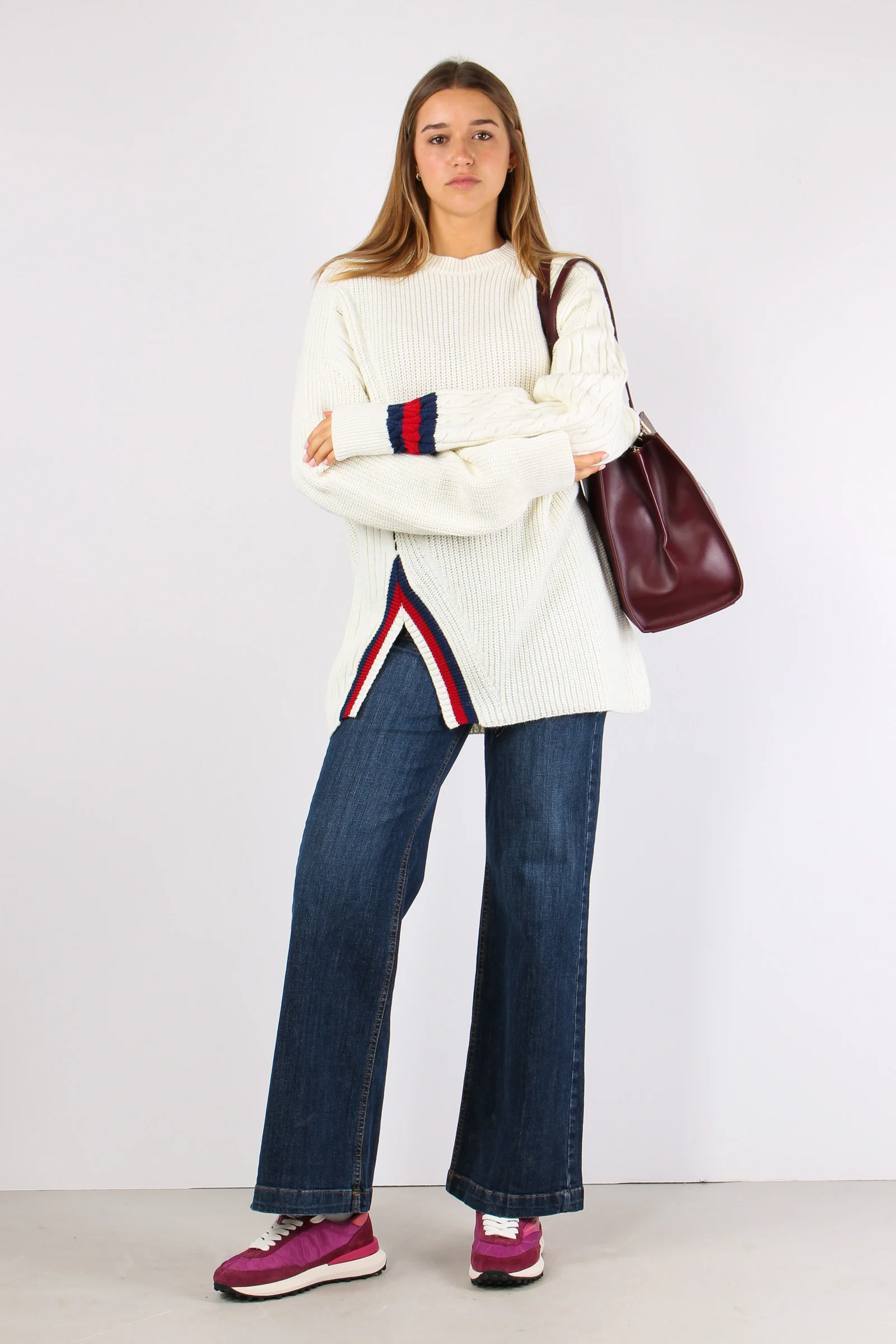 Maglia Spacco Banda Burro