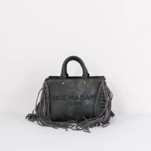 Shopping Mini Frange Vintage Black