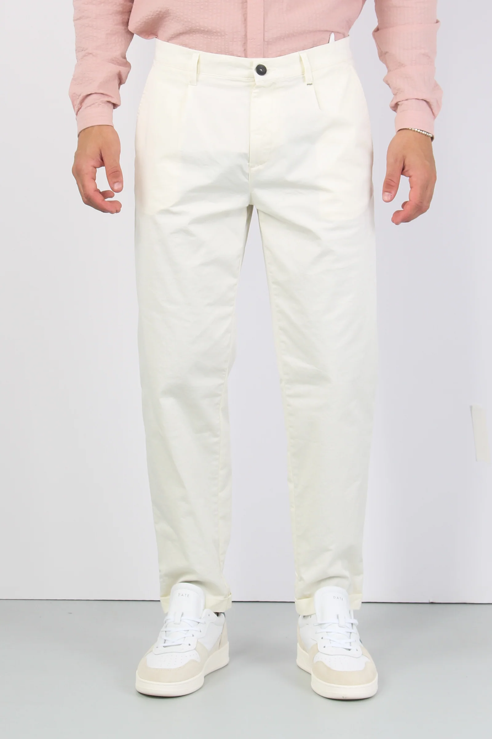 Tester Pantalone Rasatello Latte - immagine 6