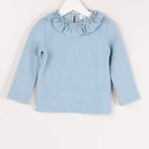 T-shirt Caldo Cotone Rouges Azzurro