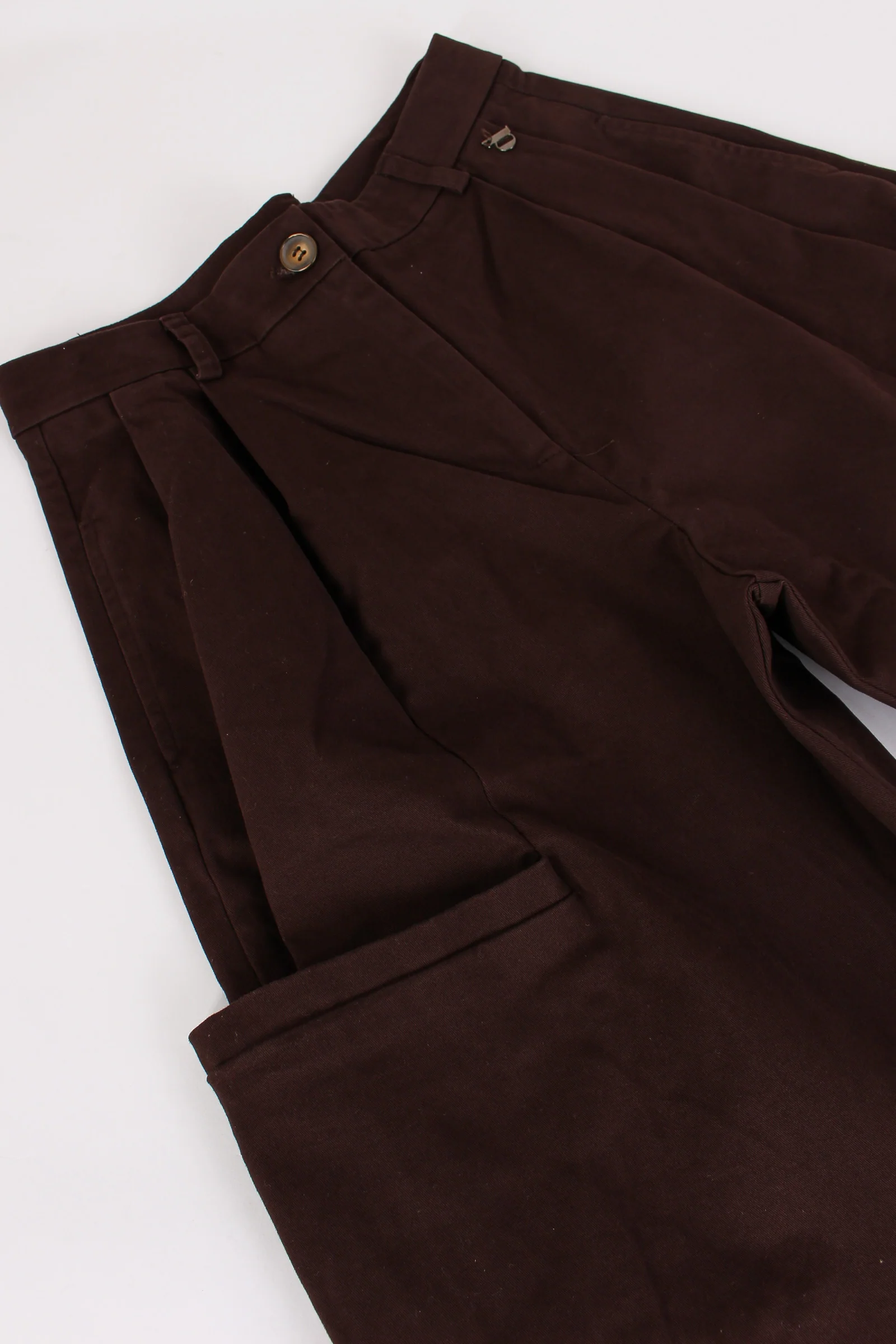 Pantalone Palazzo Tasche Caffe - immagine 5