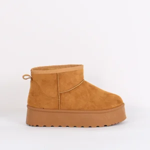 Stivale Inserto Teddy Cuoio