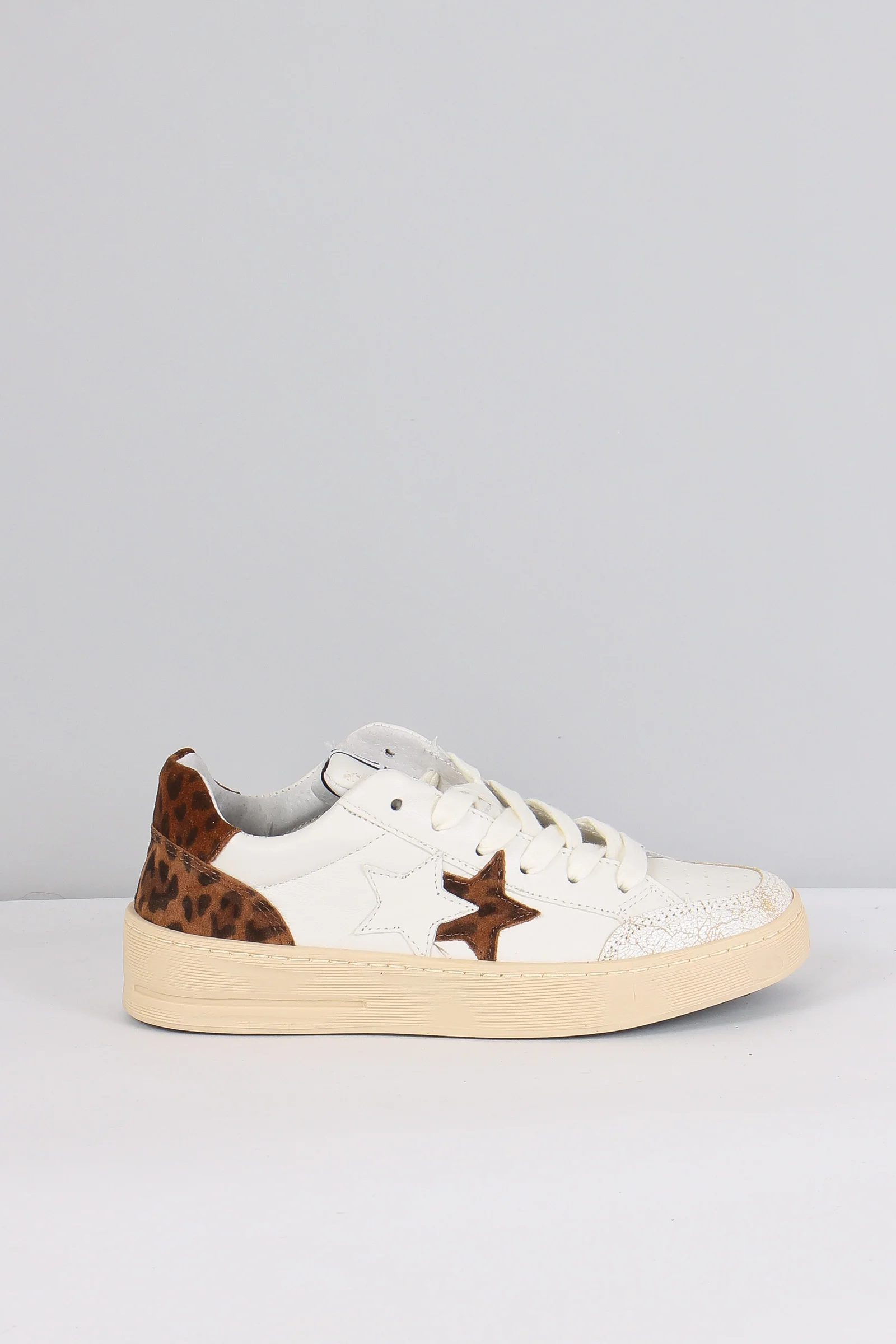 Sneakers New Star Animalier Bianco/leopard - immagine 2