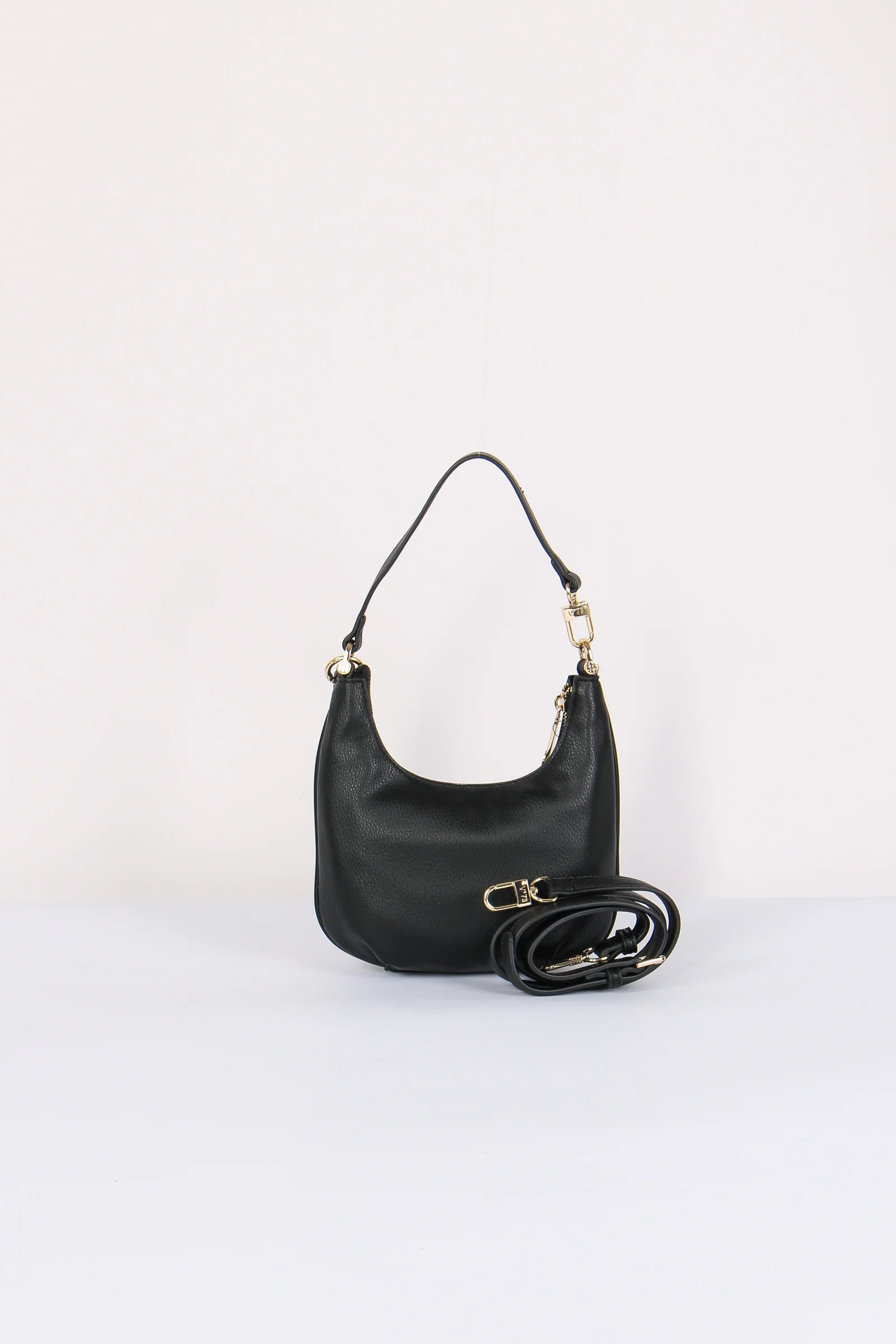 Amber Mezzaluna Small Ciondolo Oro Nero - immagine 4