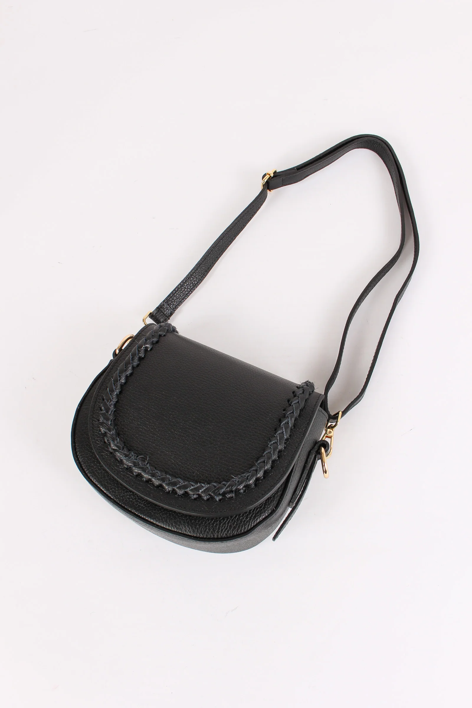 Bandoliera Intreccio Nero - immagine 3