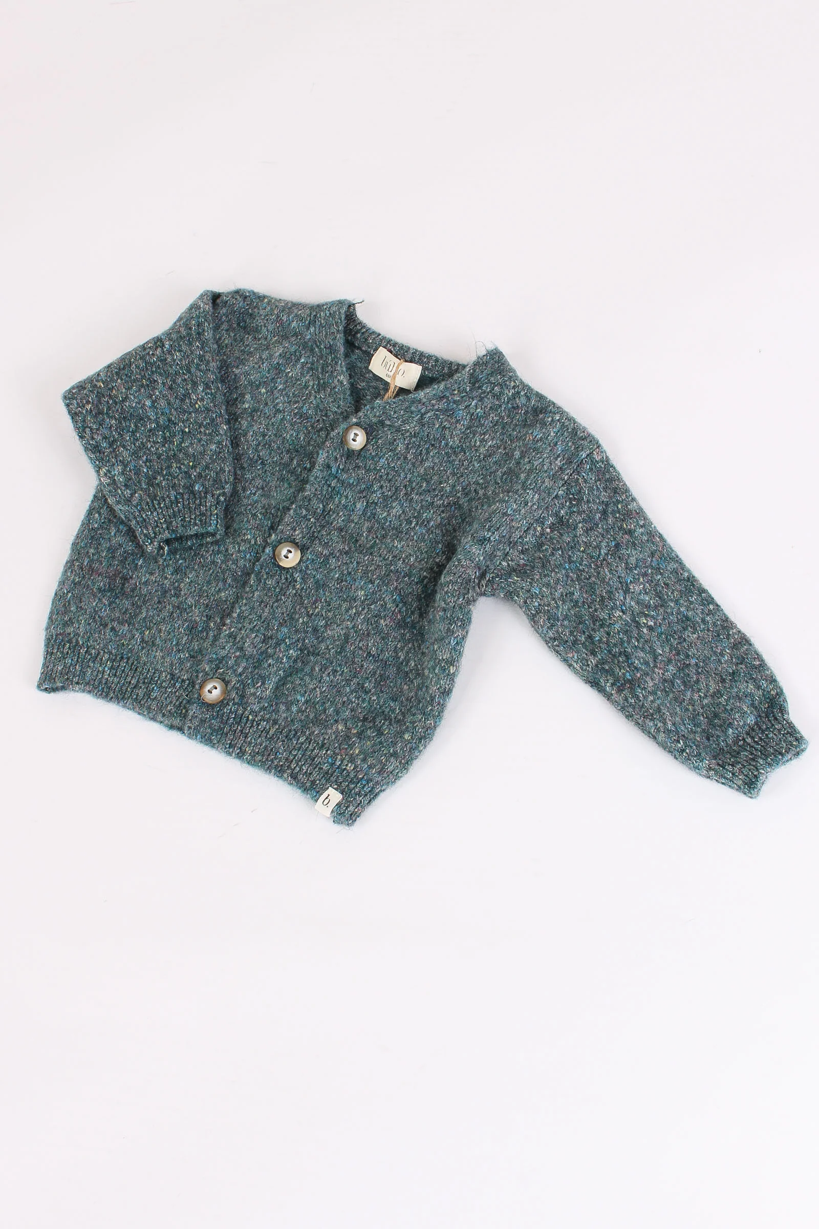 Cardigan Melange Alpine Green - immagine 4