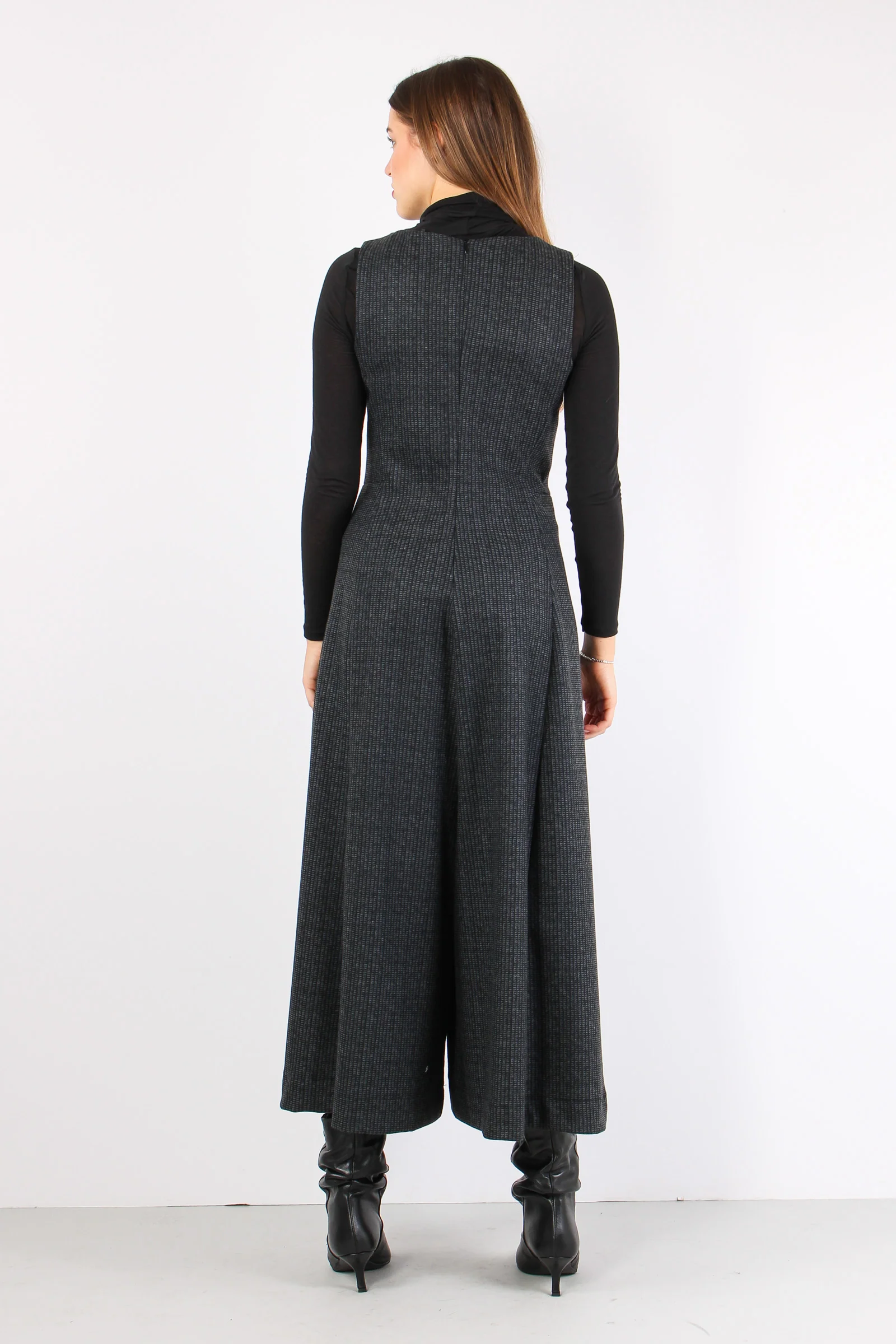 Tuta Pantalone Palazzo Grigio/nero - immagine 7