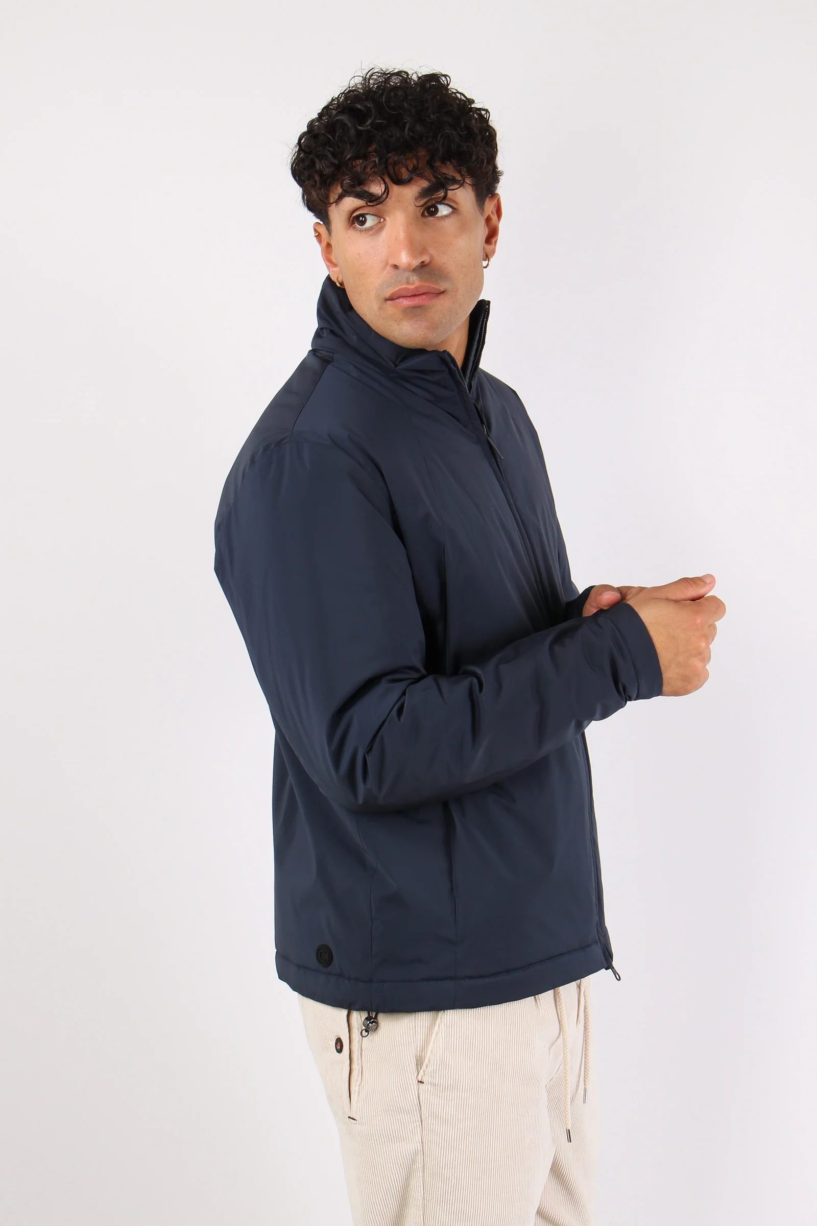 Bomber Ovatta Navy/nero - immagine 6