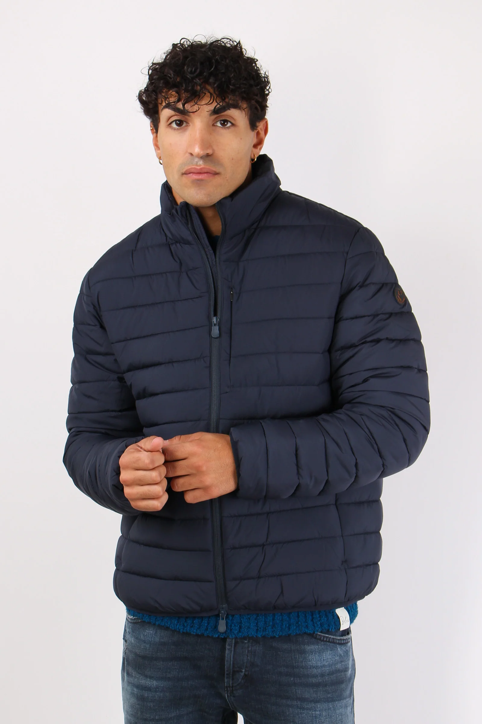 Erion Piumino Collo In Piedi Blue Black - immagine 3