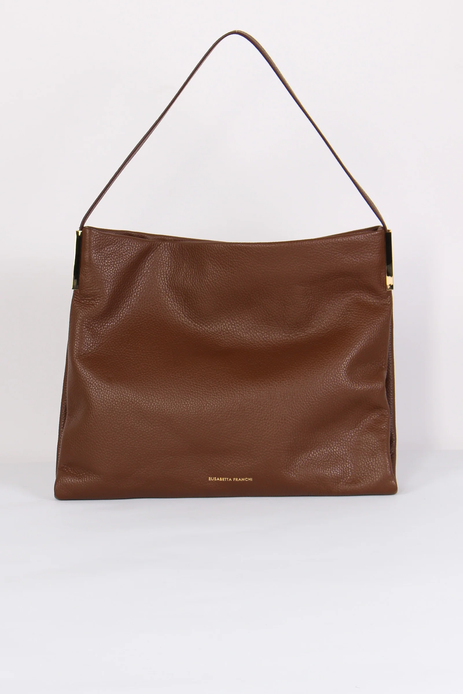 Borsa Pelle Piegata Coffee