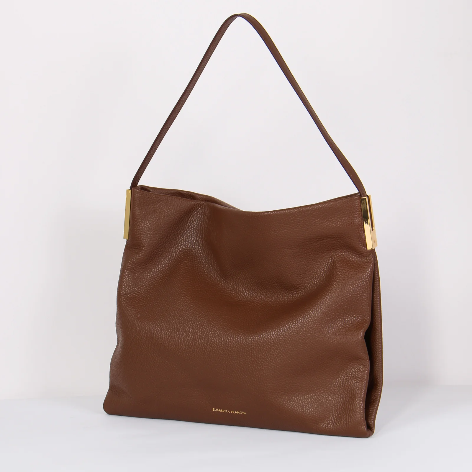 Borsa Pelle Piegata Coffee - immagine 3