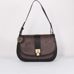 Georgia Bandoliera Eco Camosci Antracite