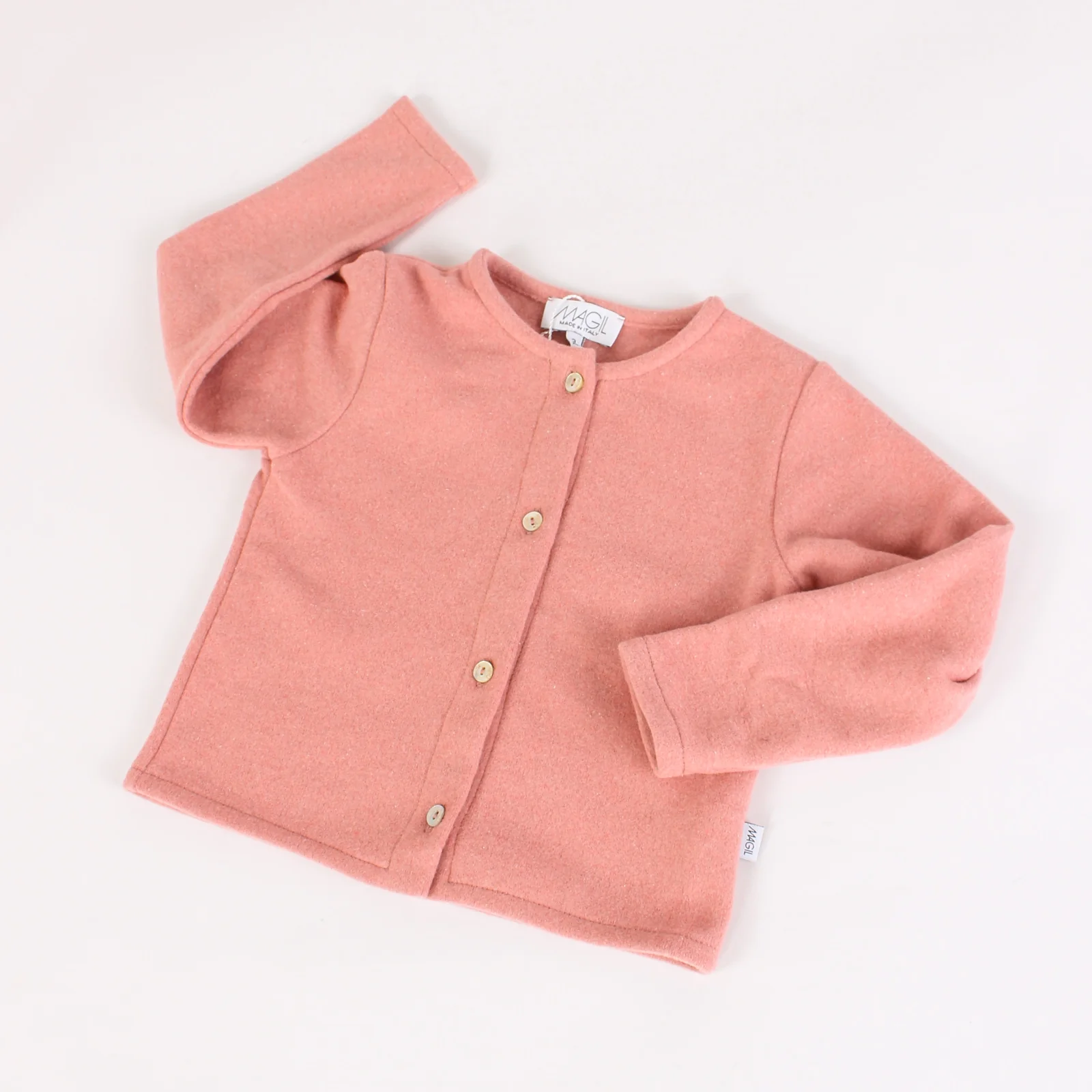 Cardigan Basico Rosa - immagine 7