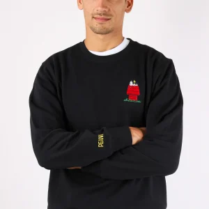 Felpa Logo Piccolo Laterale Nero