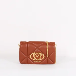 Tracolla Catena Matelasse Castagna