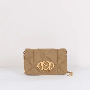 Pochette Ecocamoscio Trapunta Sabbia