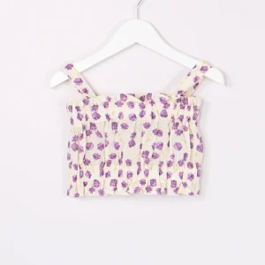 Top Arriccio Fantasia Viole Multicolor