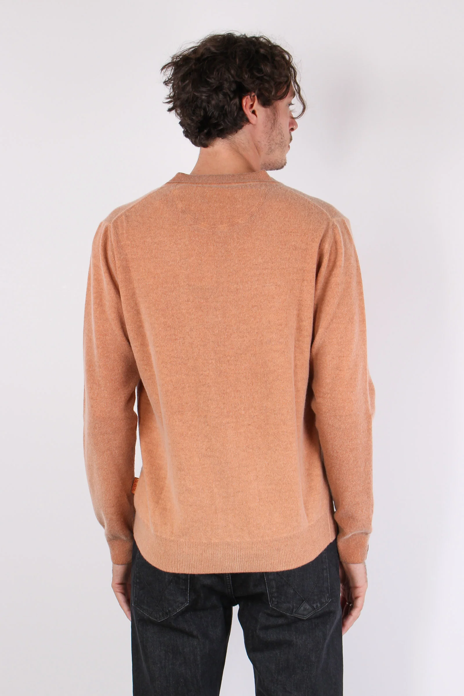 Cardigan Contrasto Fantasia Ruggine - immagine 5