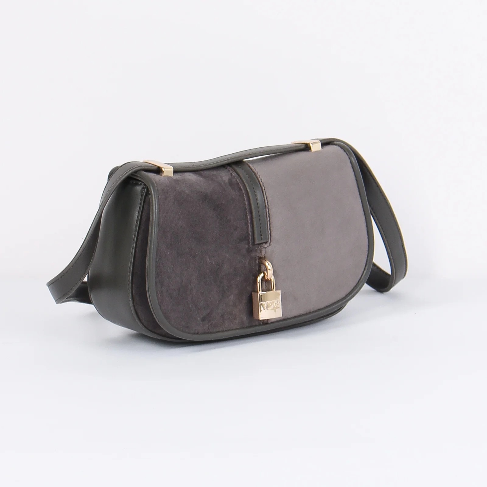 Artemisia Bandoliera Velluto Grigio - immagine 8