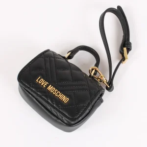 Portachiavi Mini Bag Matelasse Nero