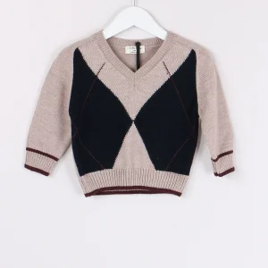 Pullover Losanga Tortora