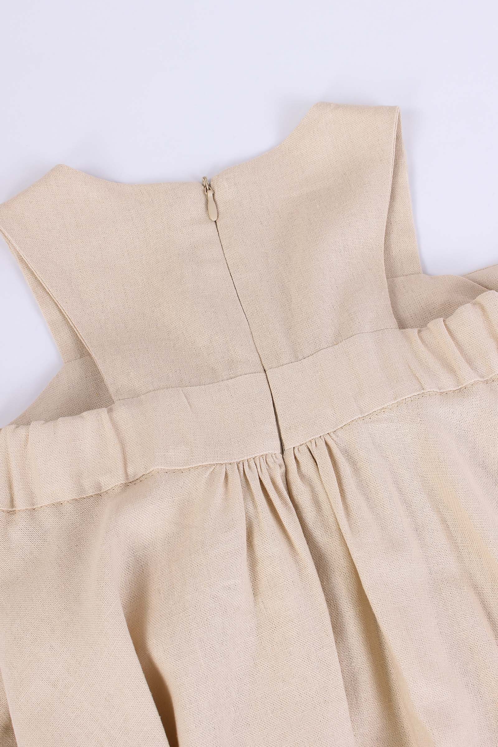 Abito Lino Fiocco Davanti Fantasia - immagine 6