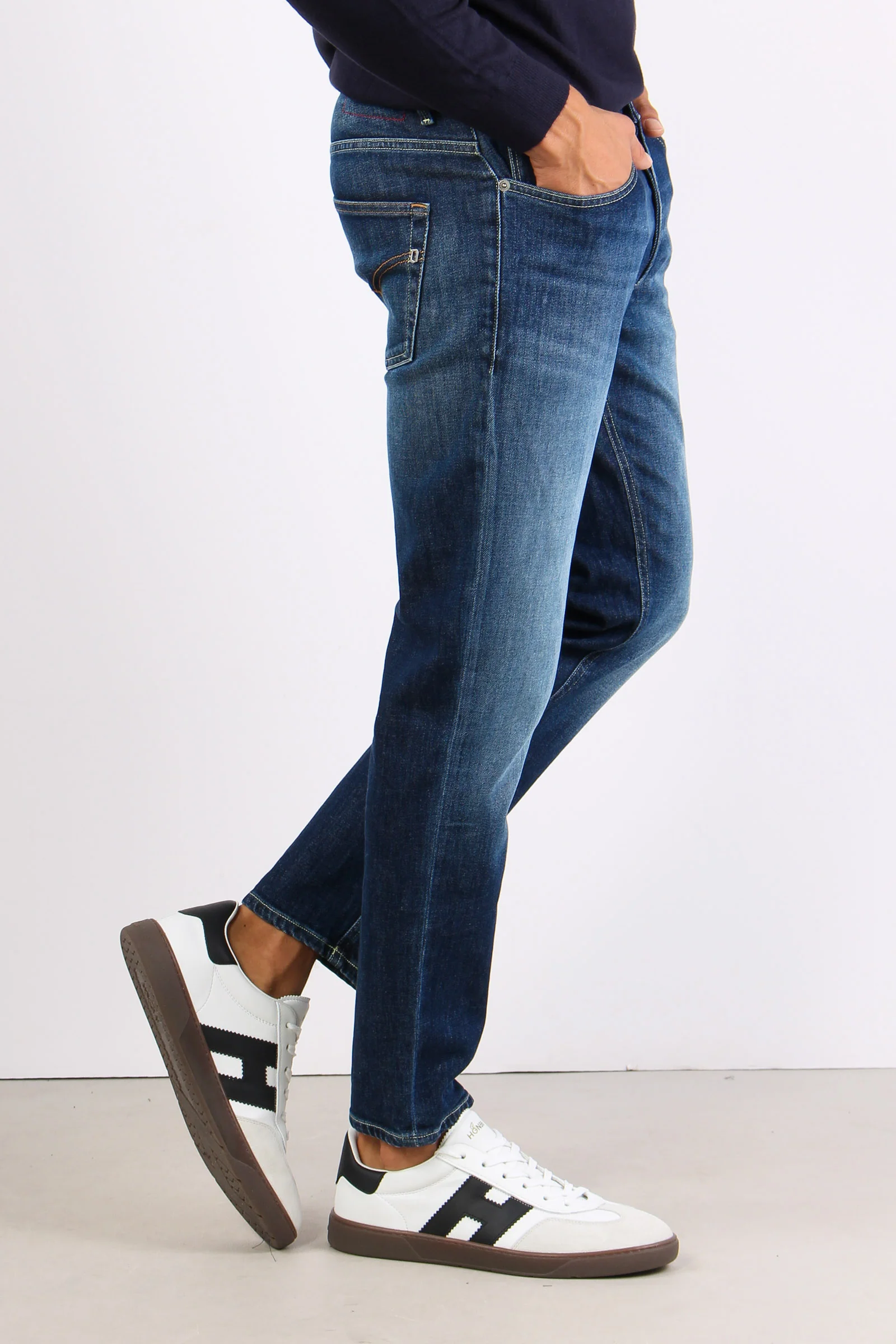 Brighton Denim Micro Rotture Denim Medio - immagine 7