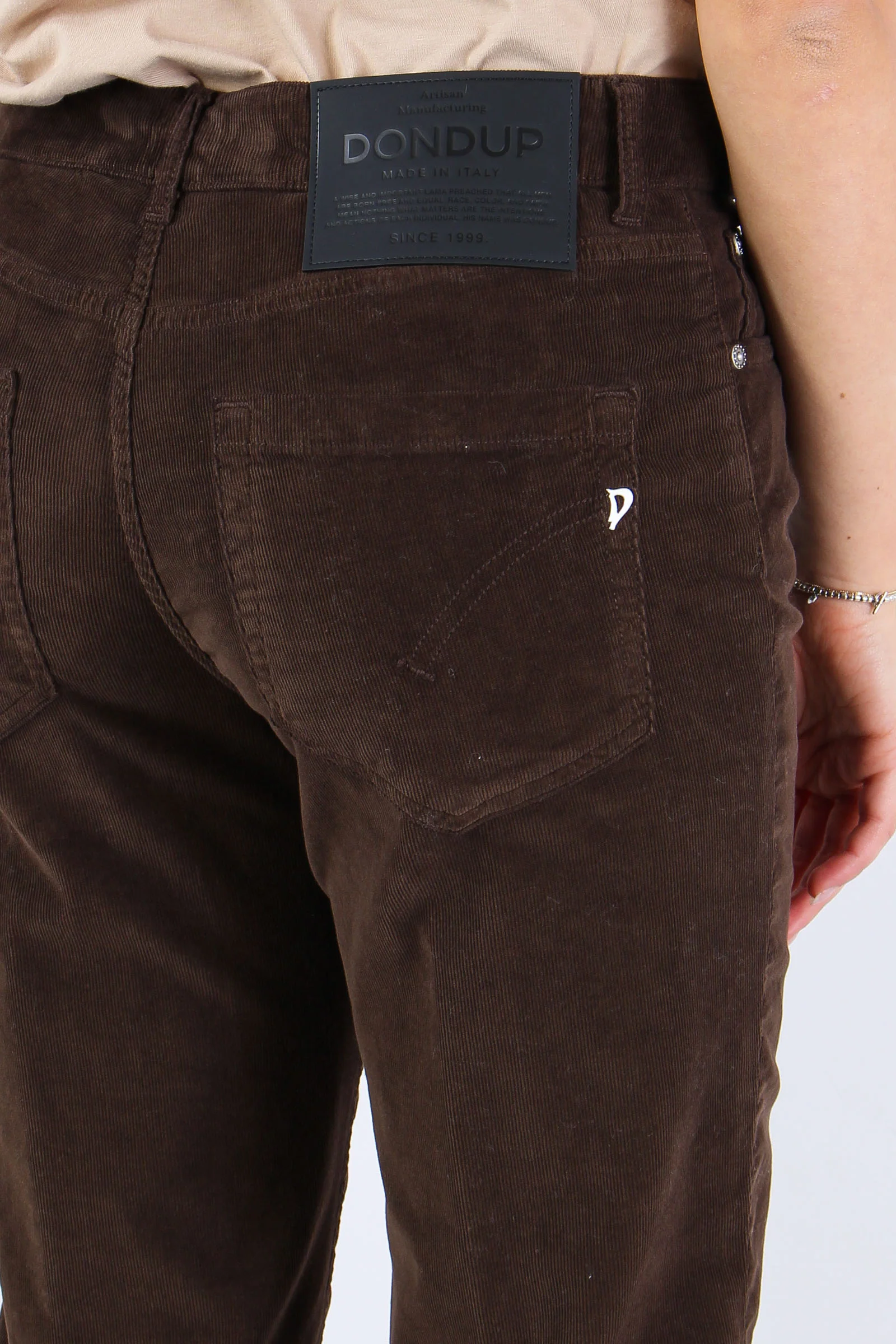 Koons Pantalone Velluto Mille Cioccolato - immagine 9