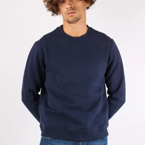 Felpa Logo Tono Su Tono Blue Depth