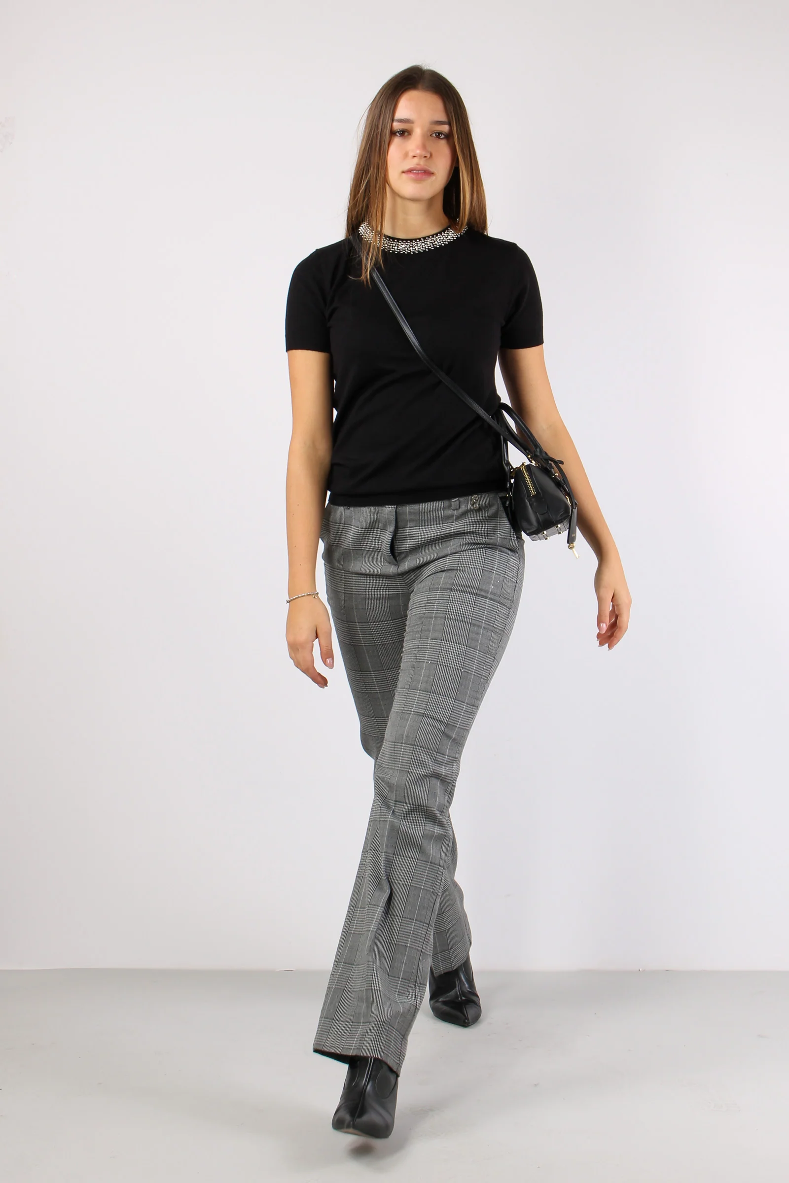 Acteria Maglia M/m Viscosa App Black - immagine 8