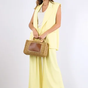 Gilet Fluido Giallo Banana