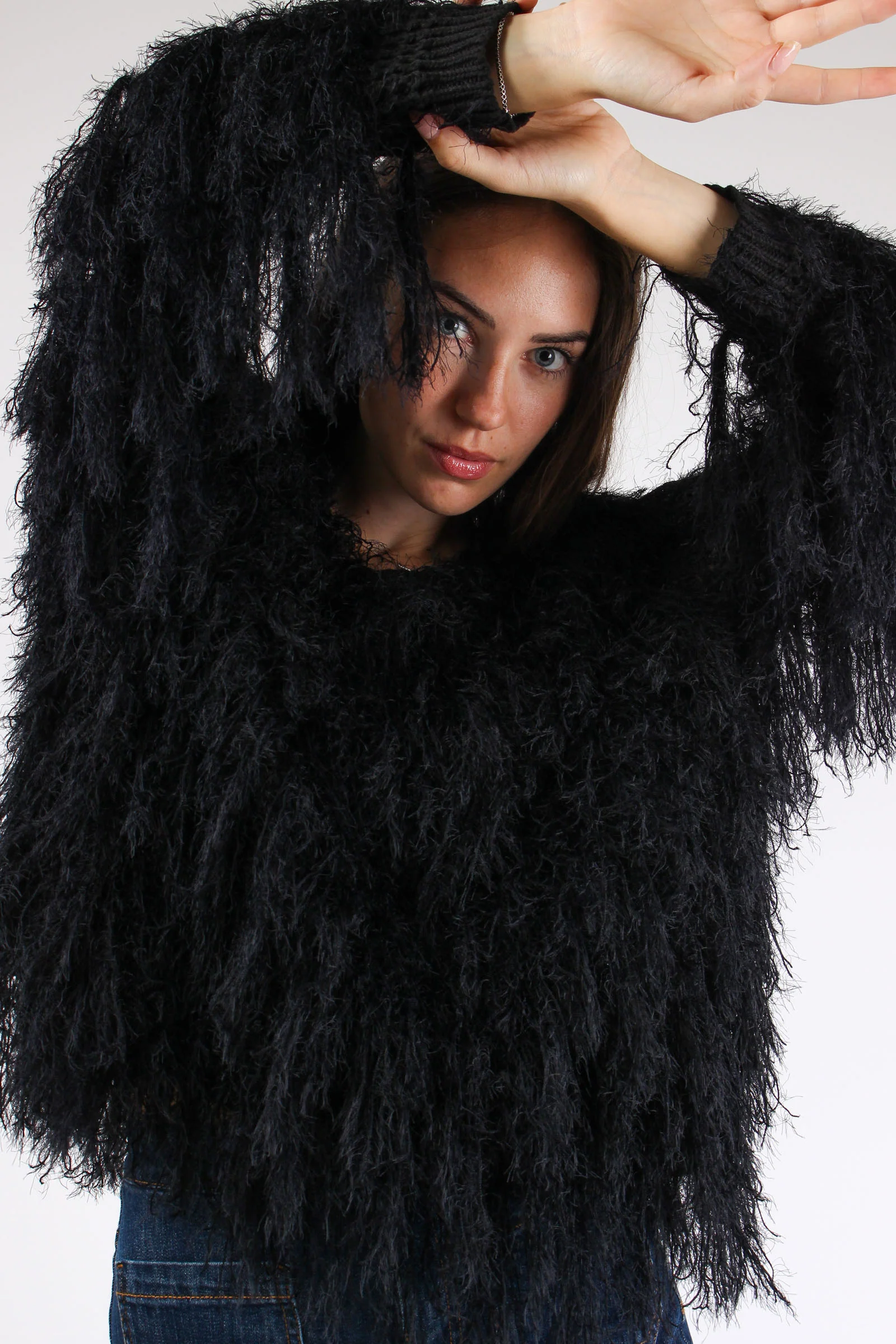 Maglia Piume Nero - immagine 4