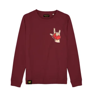 Felpa Girocollo donna - CuorRock - Hearts