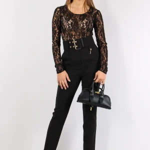 Lorem Pantalone Skinny Maxi Ci Black