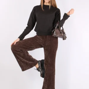 Maglia Viscosa Ripresa Polsi Moro