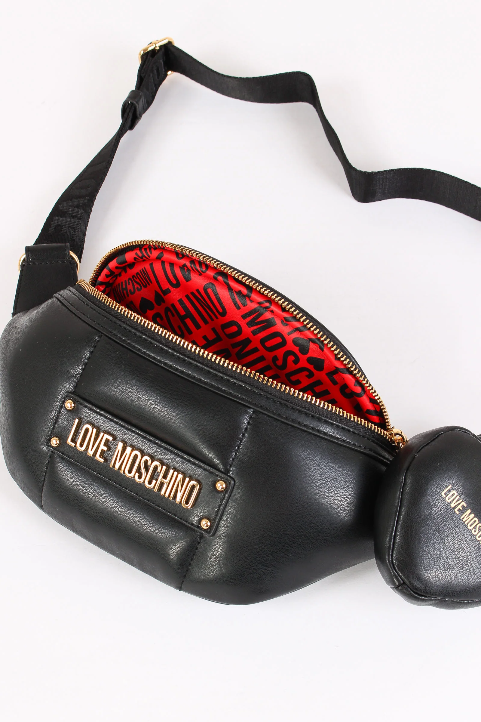 Marsupio Puffy Nero/rosso - immagine 7