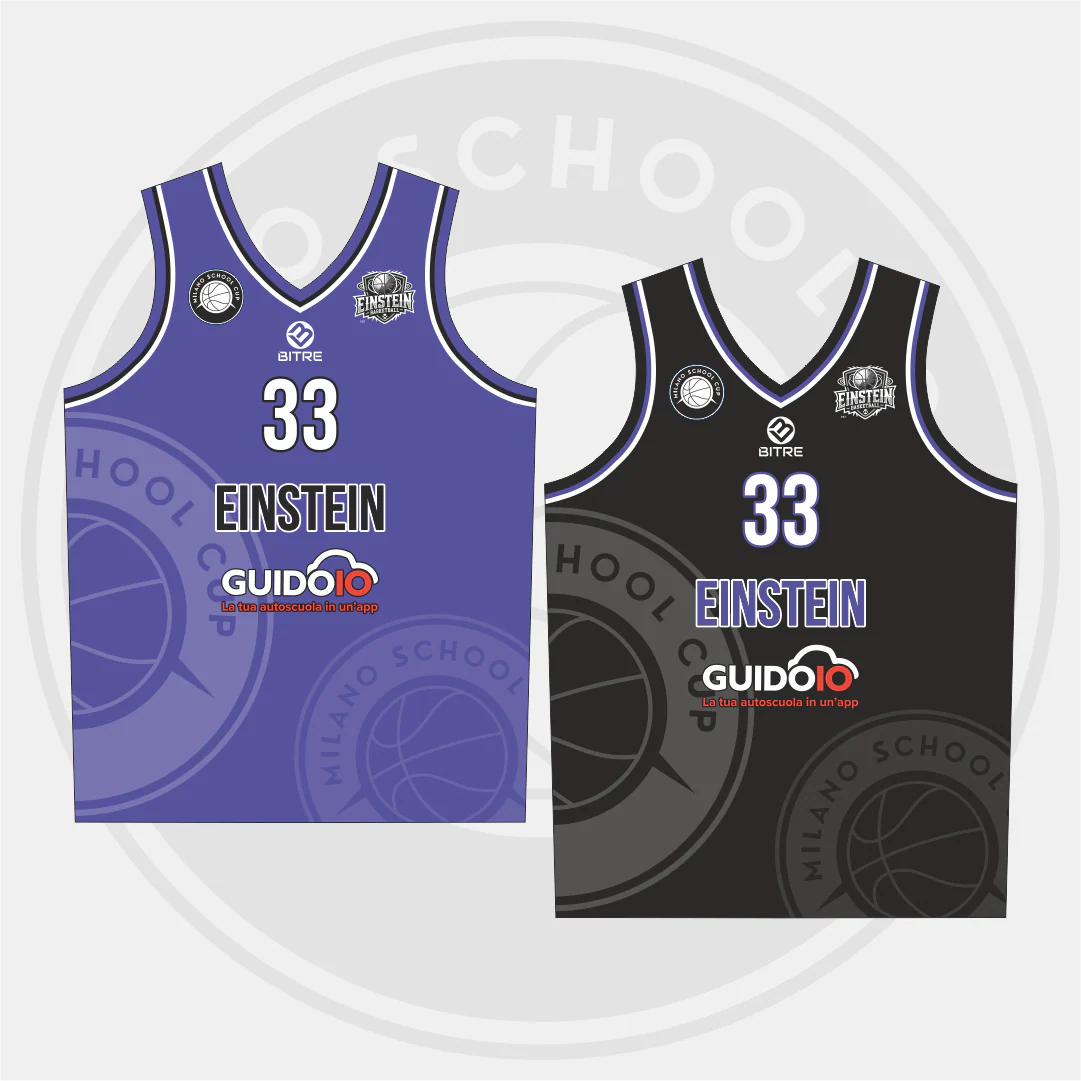 EINSTEIN canotta basket double uomo - immagine 2