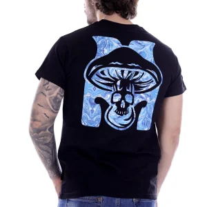 Mushroom T-shirt Nera Da Uomo