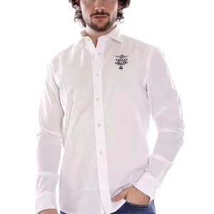 Aeronautica Militare Camicia Bianca Da Uomo