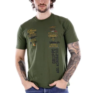 Aeronautica Militare T-shirt Verde Da Uomo