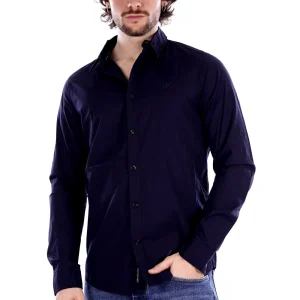 Calvin Klein Camicia Blu Da Uomo