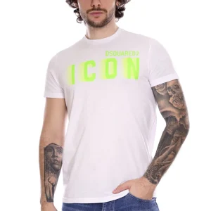 Dsquared2 T-shirt Bianca Da Ragazzo